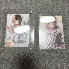 日向坂46 渡辺莉奈 印字サイン ＆通常2枚セット B2ポスター ひな図書