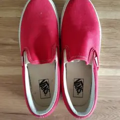 ★　VANS 赤 スリッポン　26.5cm　★