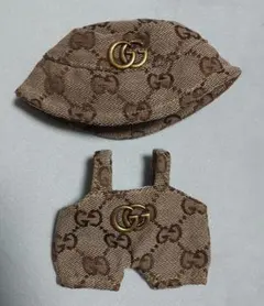 ラブブ　洋服&帽子　GG ブラウン