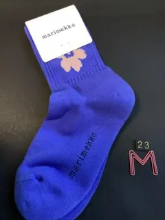 新品marimekkoマリメッコウニッコ柄レディースソックス　靴下のサムネイル