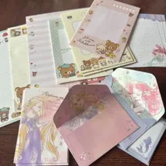 リラックマ ディズニープリンセス レターセット