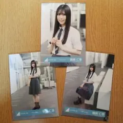 日向坂46 鶴崎仁香　[円周率]MV衣装 セミ 生写真