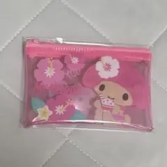【翌日発送】DAISO 日焼けサンリオ フラットポーチ マイメロのサムネイル