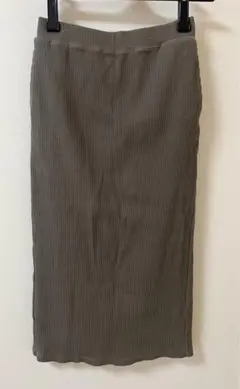 ユニクロ リブタイトロングスカート
