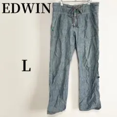 EDWIN エドウィン カジュアルパンツ デニム l ライトブルー