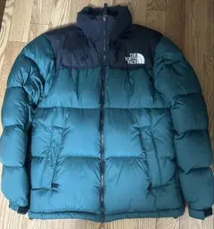 美品　レア　THE NORTH FACE ダウンジャケット グリーン　ヌプシ