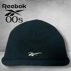 00s OLD Reebok リーボック ニットキャップ ビーニー グリーン