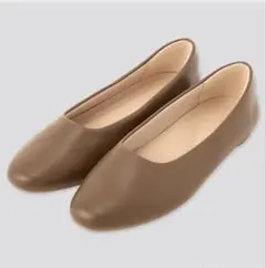 【完売品】ユニクロ コンフィールタッチラウンドシューズ 24.5cm ブラウン