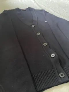 ネイビーVネック カーディガン学生服