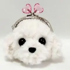 ✿プリプリ様専用✿ハンドメイド✿がま口・ポーチ✿手編み・あみぐるみ✿マルチーズ✿