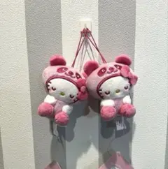 【お値下げ中】ハローキティ マスコット むにゃすや　2個セット　最短当日投函可能