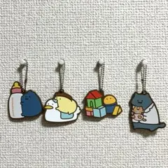 【まとめ売り】お文具といっしょ ラバーマスコット キーホルダー ばぶんぐ