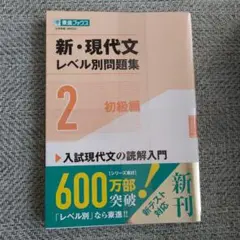 新・現代文レベル別問題集②初級編 未使用品
