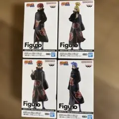 NARUTOナルト Figuno フィギュア 暁 全4種 コンプセット - メルカリ
