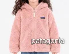 Patagonia パタゴニア 耳付き　フリースジャケット ピンク4T