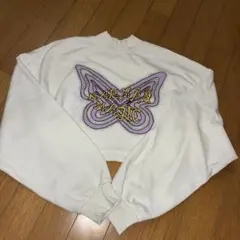 KARMA & MAGIC バタフライプリント クロップドスウェットのサムネイル