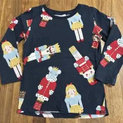 LINDEX クリスマス　長袖カットソー 2y-3y