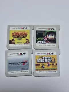 ニンテンドー3DS ソフト 4本セット マリオカート ドンキーコング ルイージ