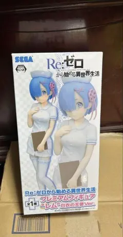 Re:ゼロ レム プレミアムフィギュア　リゼロ レム 白衣の天使Ver.