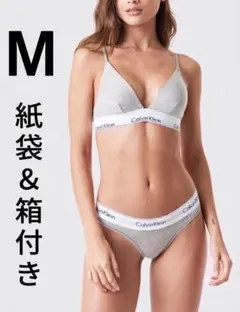 Calvin Klein トライアングルブラ & ショーツ 上下セット Mのサムネイル