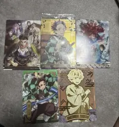 鬼滅の刃 ウエハースカード 5枚