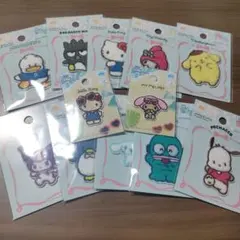 ダイソー　パイルワッペン　12点セット　サンリオ