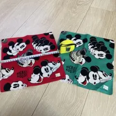 ミッキーマウス ハンカチ2枚セット