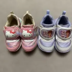 ハローキティ・アナとエルサ スニーカー　16cm まとめ売り
