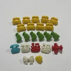 レトロ モチーフボタン 22個セット