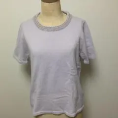ダックス　カシミヤ100% セーター　半袖のサムネイル