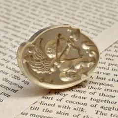 シーリングワックススタンプ3D キューピー天使　3Dスタンプ　真鍮ヘッド