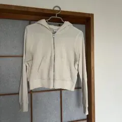 Tna ワッフル ジップアップ パーカー アイボリー Aritzia