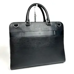 美品 ルイヴィトン エピ バサーノGM ノワール M54022 ビジネスバッグ