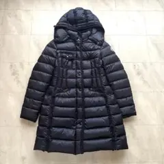 美品 モンクレール エルミンヌ ダウンコート ワッペン ネイビー