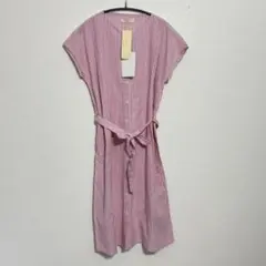 新品 M〜L 授乳しやすいマタニティネグリジェワンピース シャツワンピ サッカー