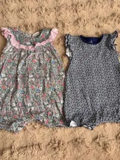 next 花柄ロンパース 9-12ヶ月 3-6ヶ月 2点セット