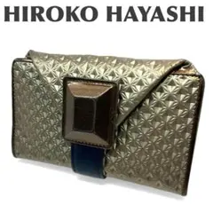 希少✨HIROKO HAYASHI サイフ 本革 革 コンパクト 小銭入れのサムネイル