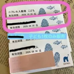 NIFREL 입장권 (어린이 1인 전용)
