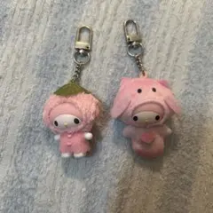 サンリオ ちびっとも マイメロディ キーホルダー2個せっとセットのサムネイル