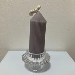 ラベンダー 六角形キャンドル ホルダーセット