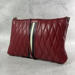 入手困難✨ バリー BALLY ショルダーバッグ キルティング レッド レザー