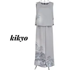 着物リメイク　シルク　パンツセットアップ　ポケット付き