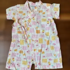 MIKI HOUSE 70サイズ 動物柄 甚平