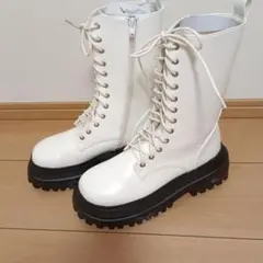 ENVYM アンビー　新品　ブーツ　ホワイト