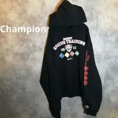 【レア物】Champion Disney 古着パーカー　インポート