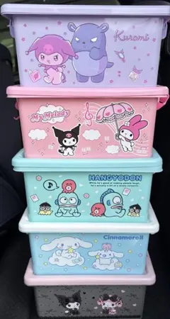 増*田様 サンリオ　キャラクター収納ボックス5個セット