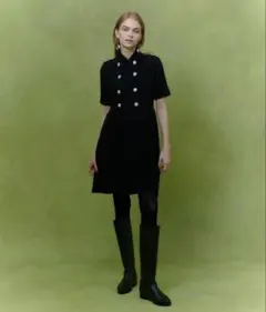 LOULOU WILLOUGHBYニットツィードワンピース2026spring