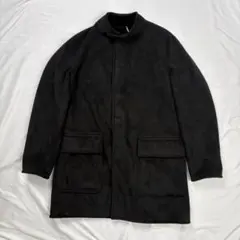 ARMANI COLLEZIONI fake muton coat blackのサムネイル