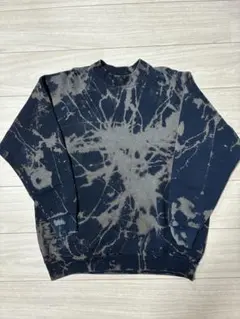 一点物☆USA製adidas刺繍ロゴ ブリーチダメージ加工ボロスウェット常田 