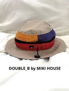 DOUBLE_B ミキハウス ハット 帽子 S カラフル サファリハット　キッズのサムネイル